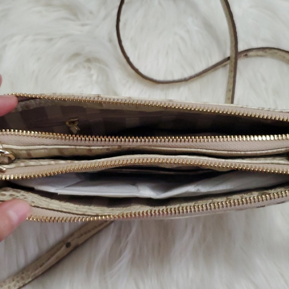 NWT Brahmin Perri Crossbody Bag Vanilla Melbourne - Picture 5 of 11